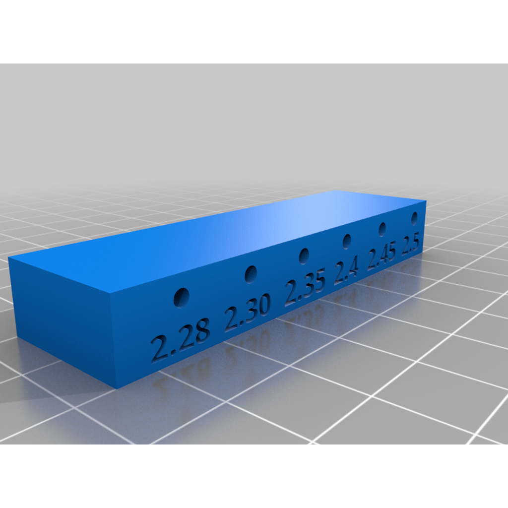 3d Printed Derby Tolerance Testers. #ERRF2018