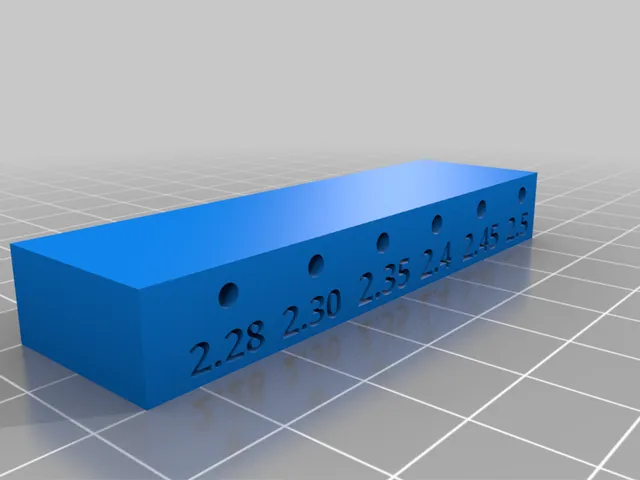 3d Printed Derby Tolerance Testers. #ERRF2018