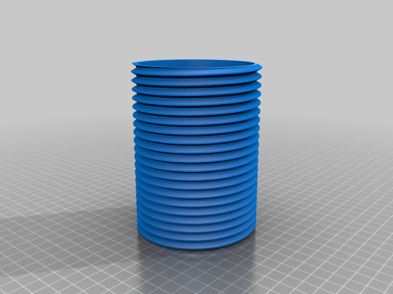 Pen Pot, M90 Thread and nut by MegaAndy | Download free STL model ...