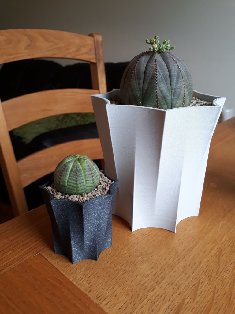 Miniatura 4 do modelo 3D Octopot - Octagonal Rounded Plant Pot 