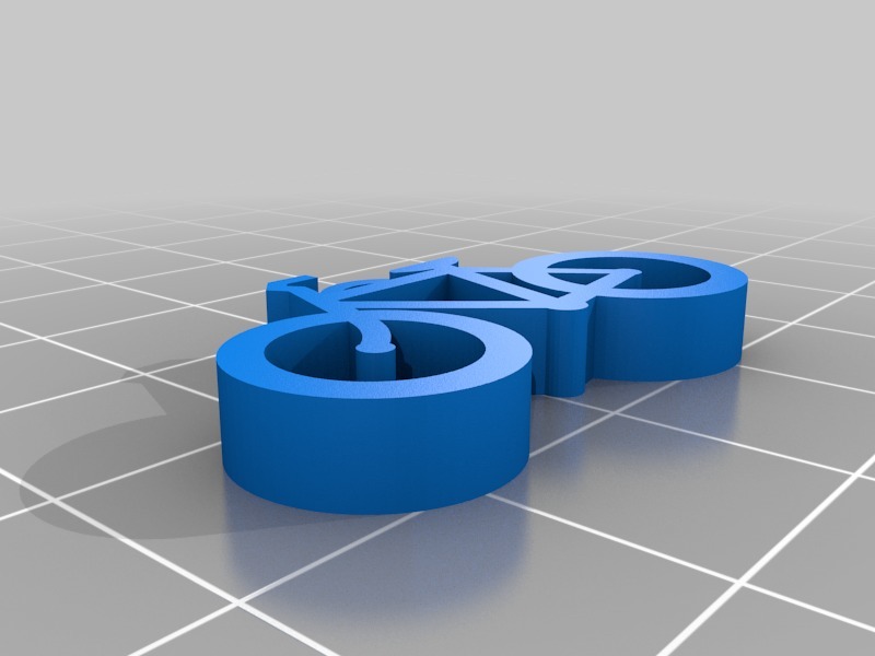 Bike Keyring/Keychain by MegaAndy Download free STL model