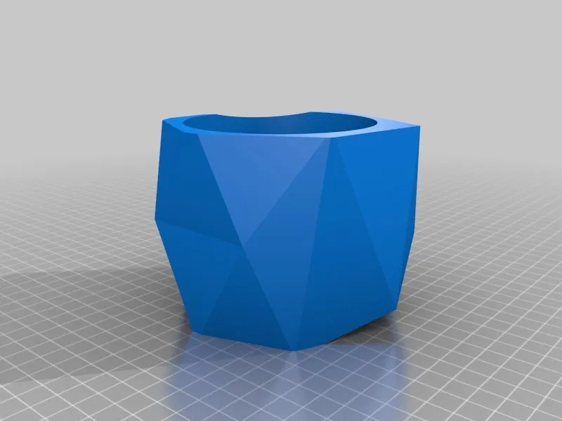 Low Poly Plant Pot by MegaAndy | Download free STL model | Printables.com