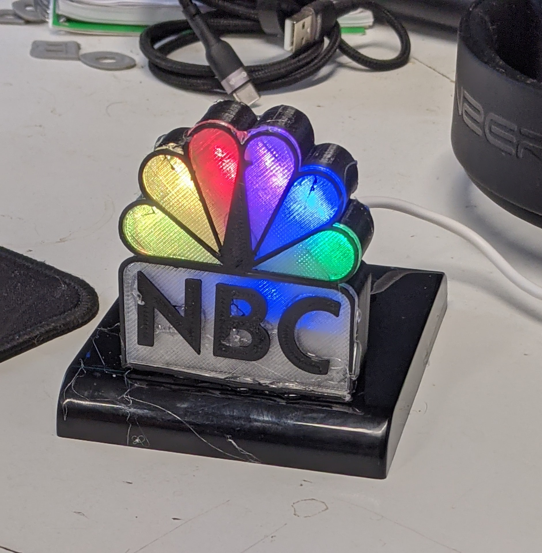 NBC Logo LED Lightup