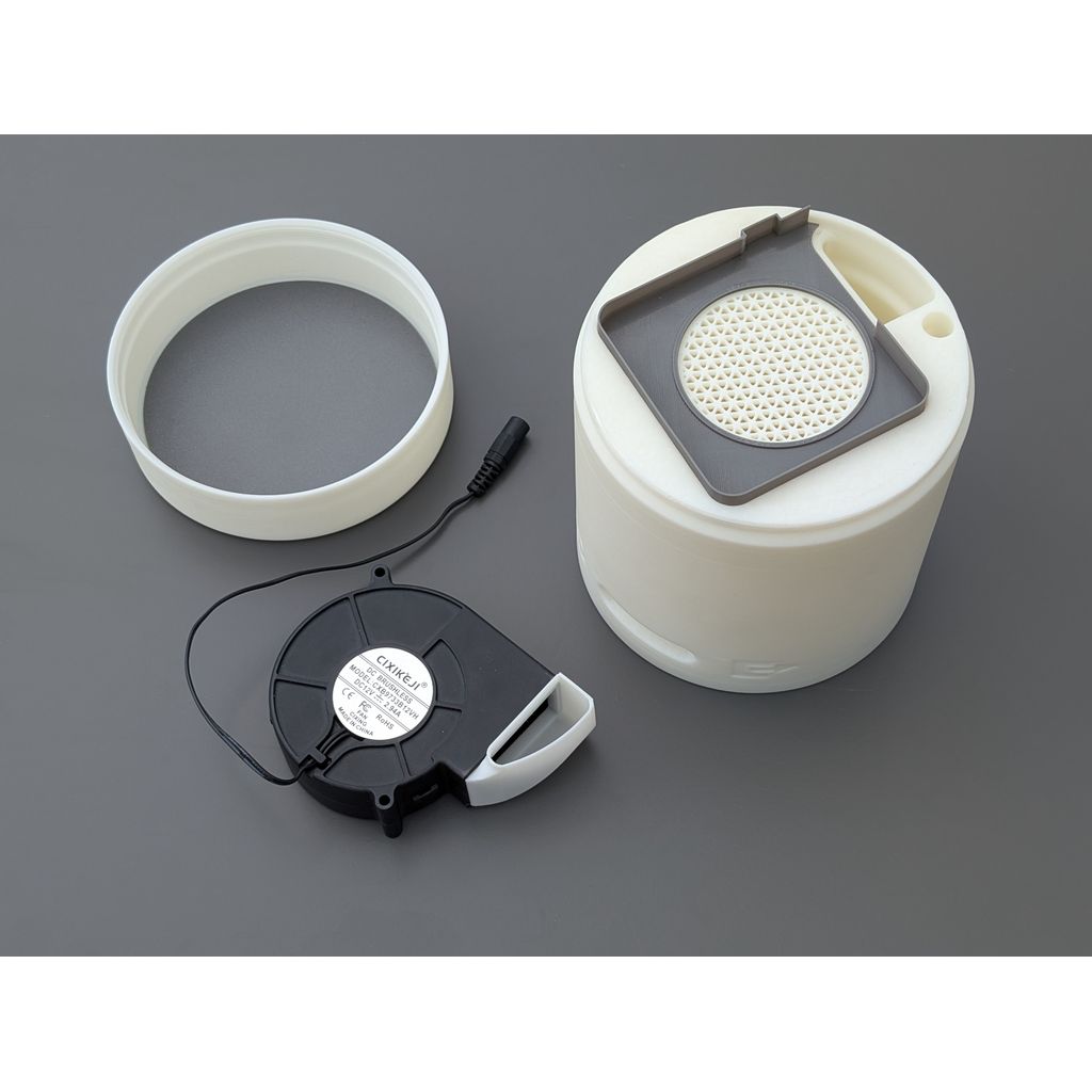 Regulatable „put on top“ VOC Filter with recirculation/exhaust air switching — miniatura 25