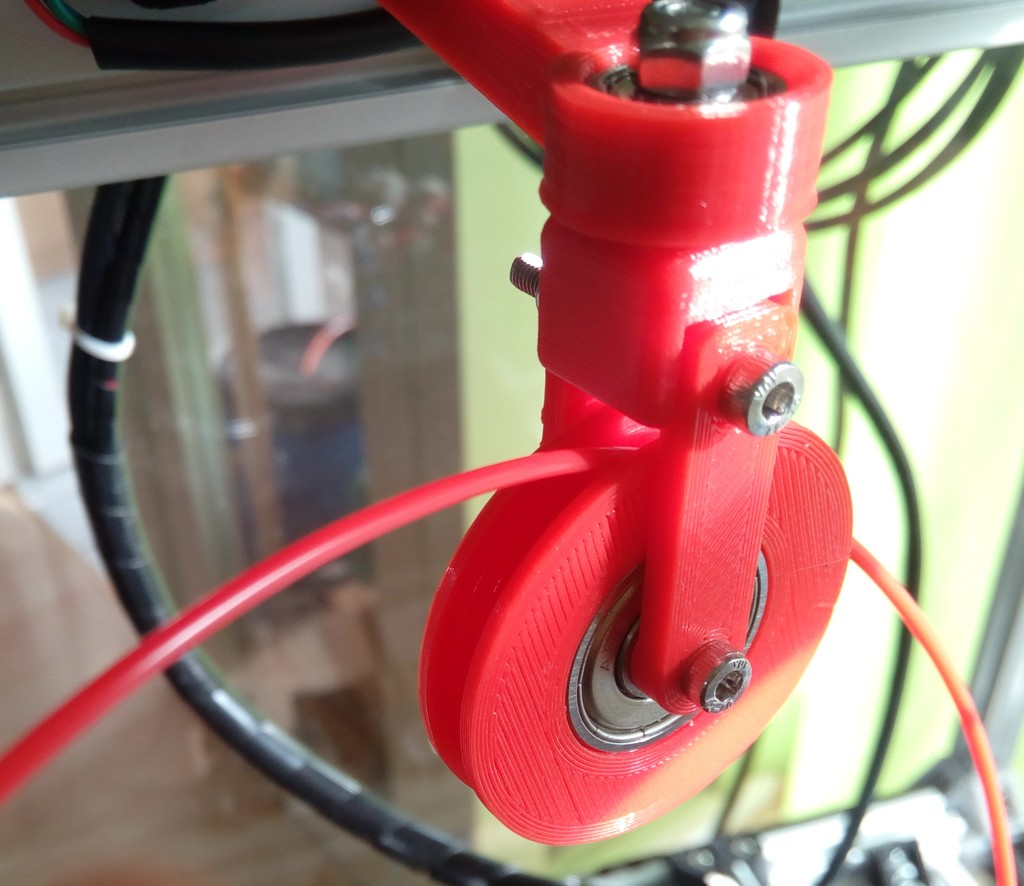 Bearing Filament Guide by b3n3d1k7 Download free STL model