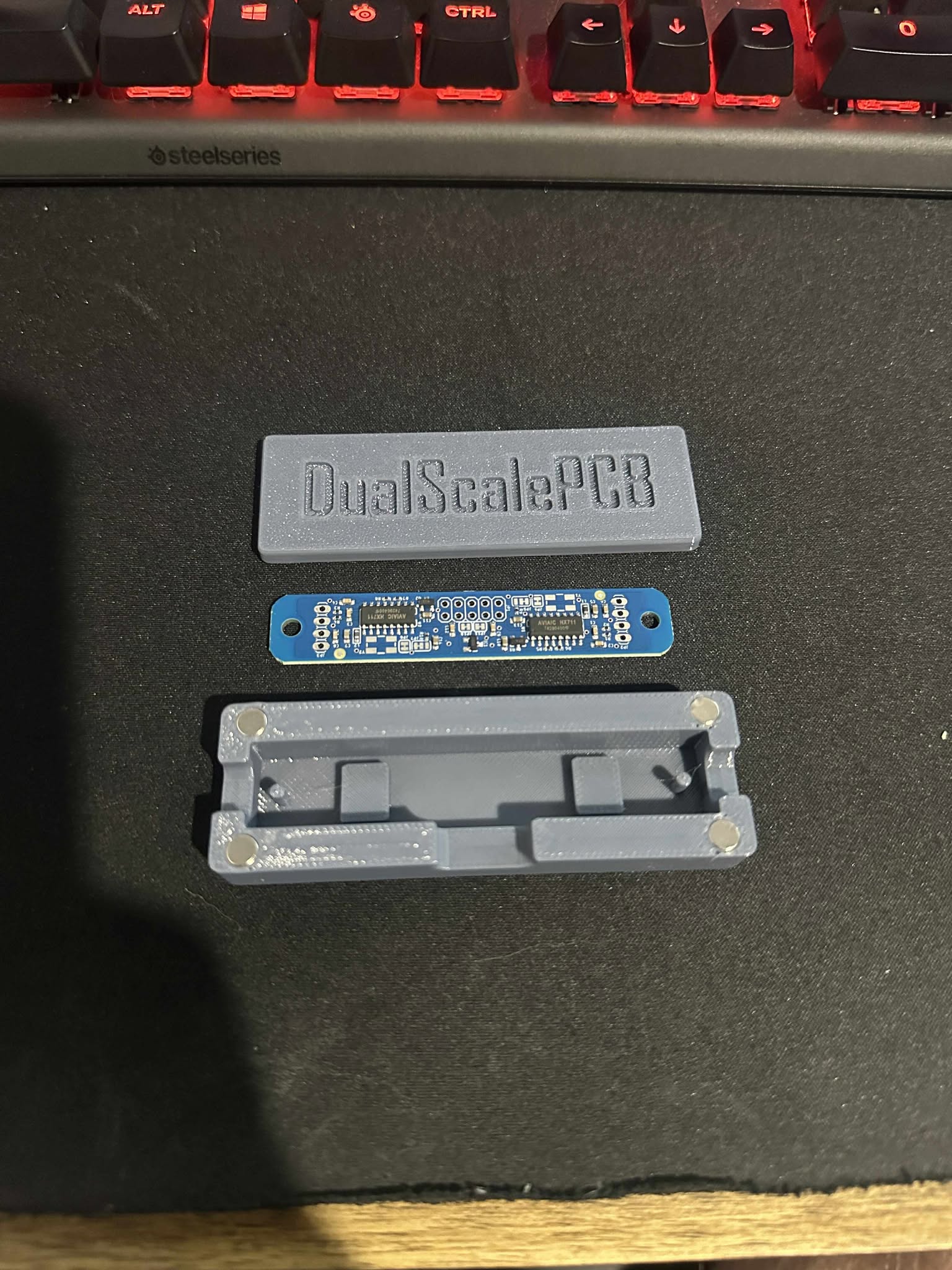 Gaggiuino Dual Scale PCB Housing For Rancilio Silvia