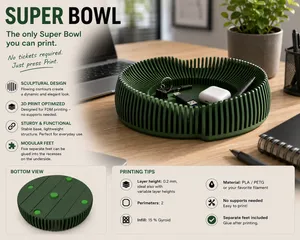 Super Bowl – Modern Decorative Bowl