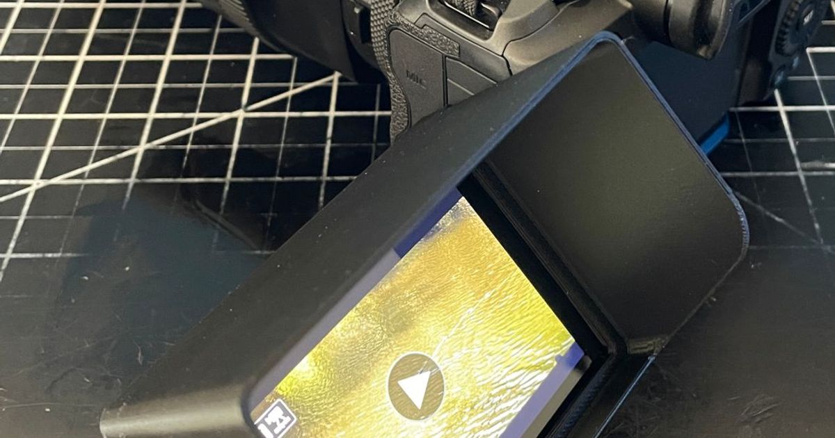 Screen hood for Canon R5 by Empiricus Download free STL model