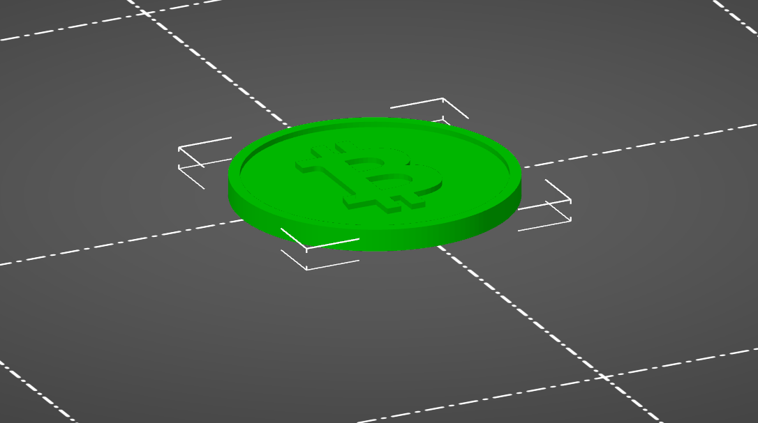 Bitcoin shopping cart chip