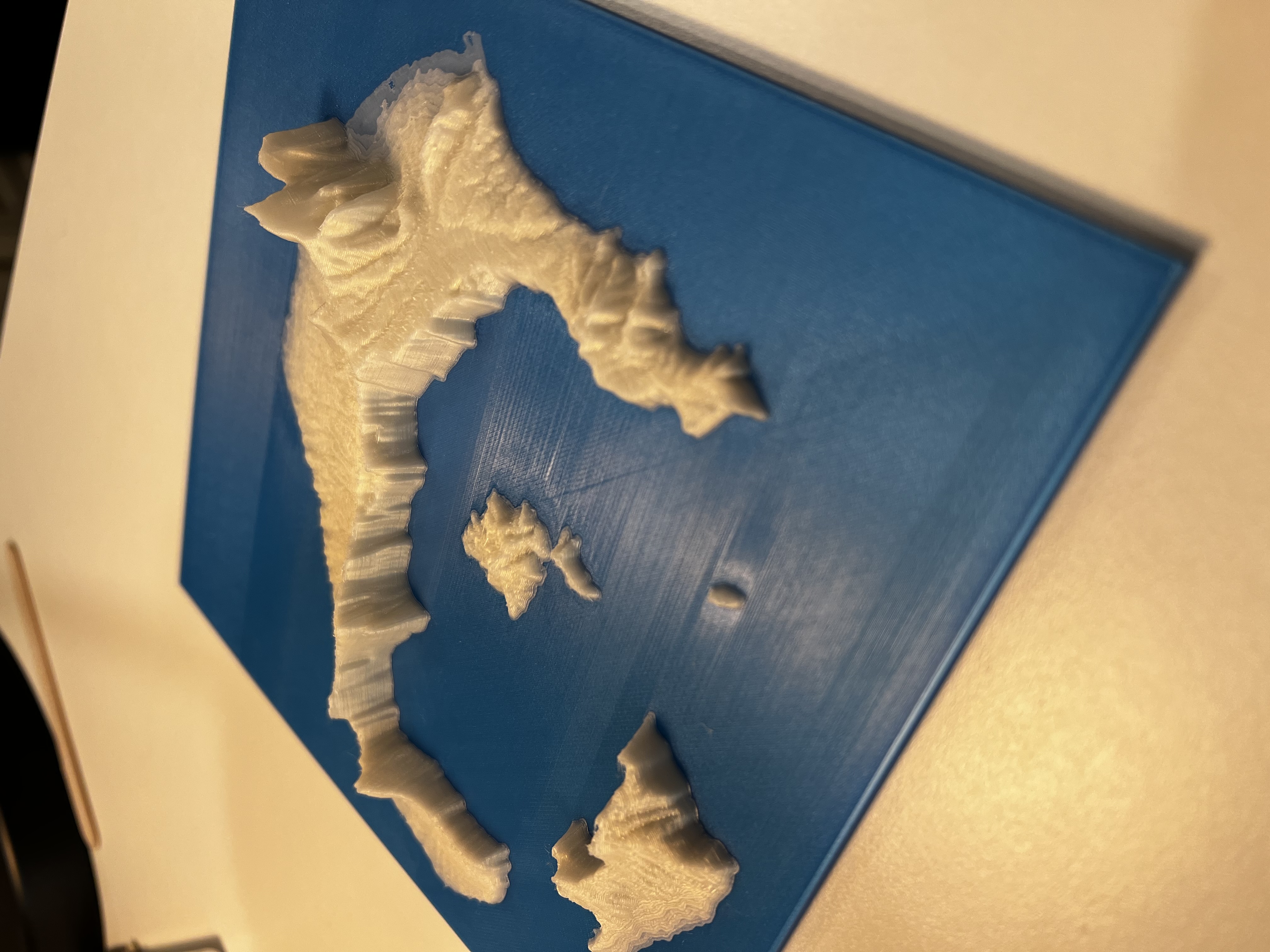 Santorini Greece 3D Map