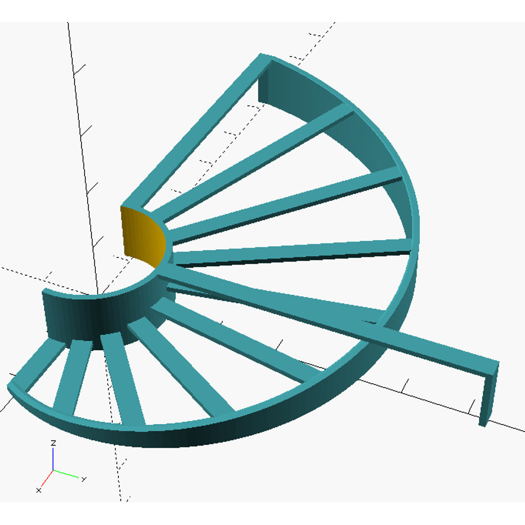 Miniatura 2 do modelo 3D Customizable Bridge test