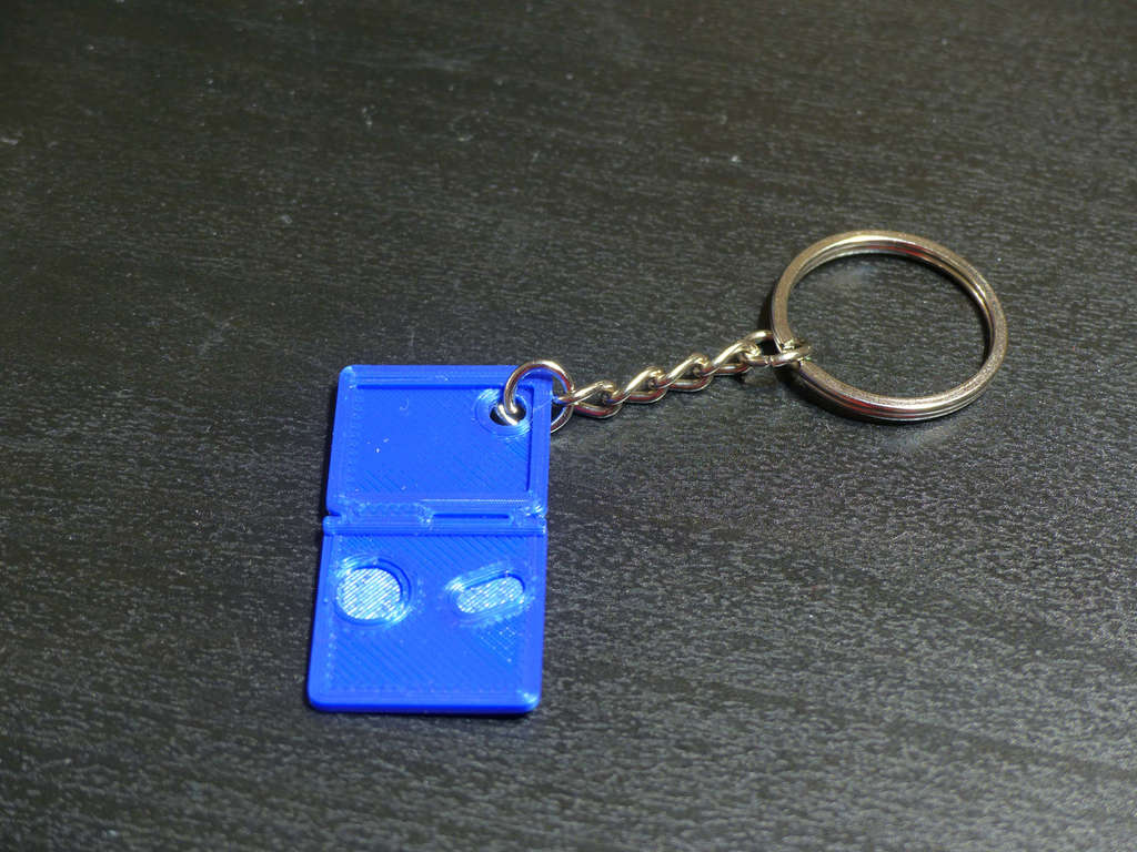 Game Boy Advance SP Key Chain Charm