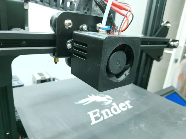 Ender 3 Fan Shroud for 4020 Fan - No fan guard