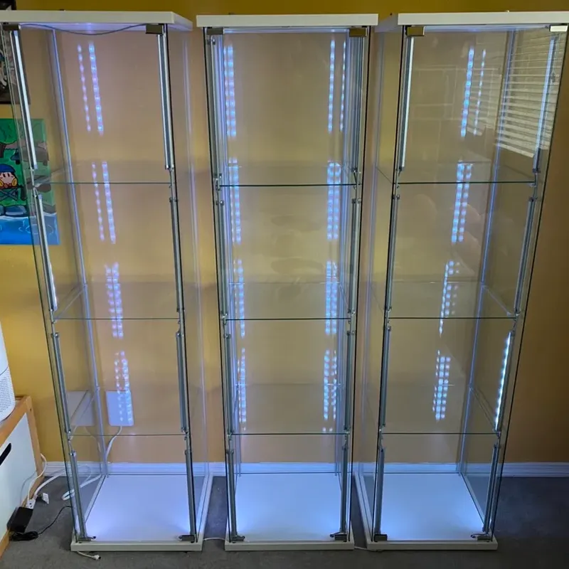 Coreplex - Rambling from Inside the Grid: LED Lighting DIY for Ikea Detolf  Cabinets