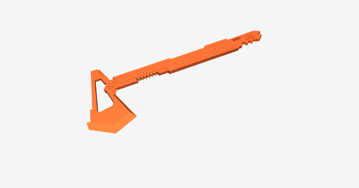 EFT Kiba Arms Tactical Tomahawk by TomasTheTank Download free STL