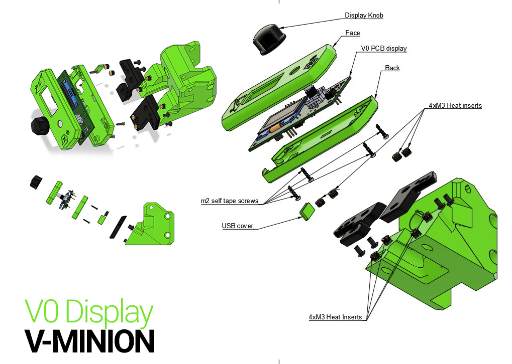Mini Display mount V-MINION by 3DP-MAMSIH | Download free STL model ...