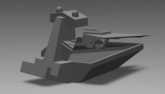 Star Destroyer Phone Stand and Box