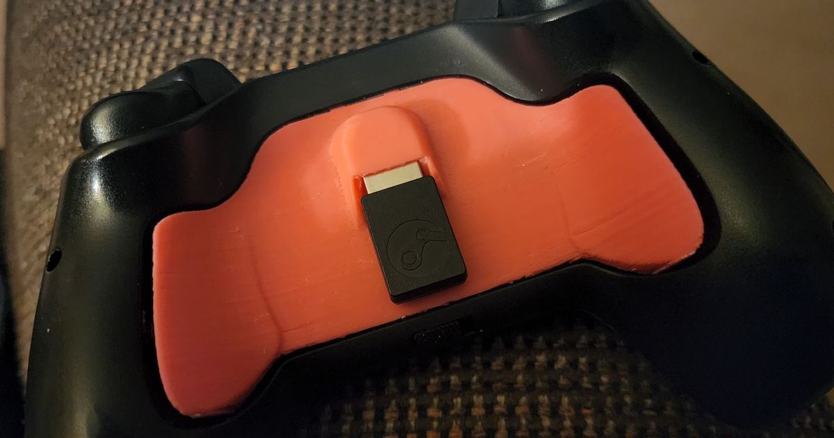 Steam Controller Battery Cover FDM Strengthened with External USB