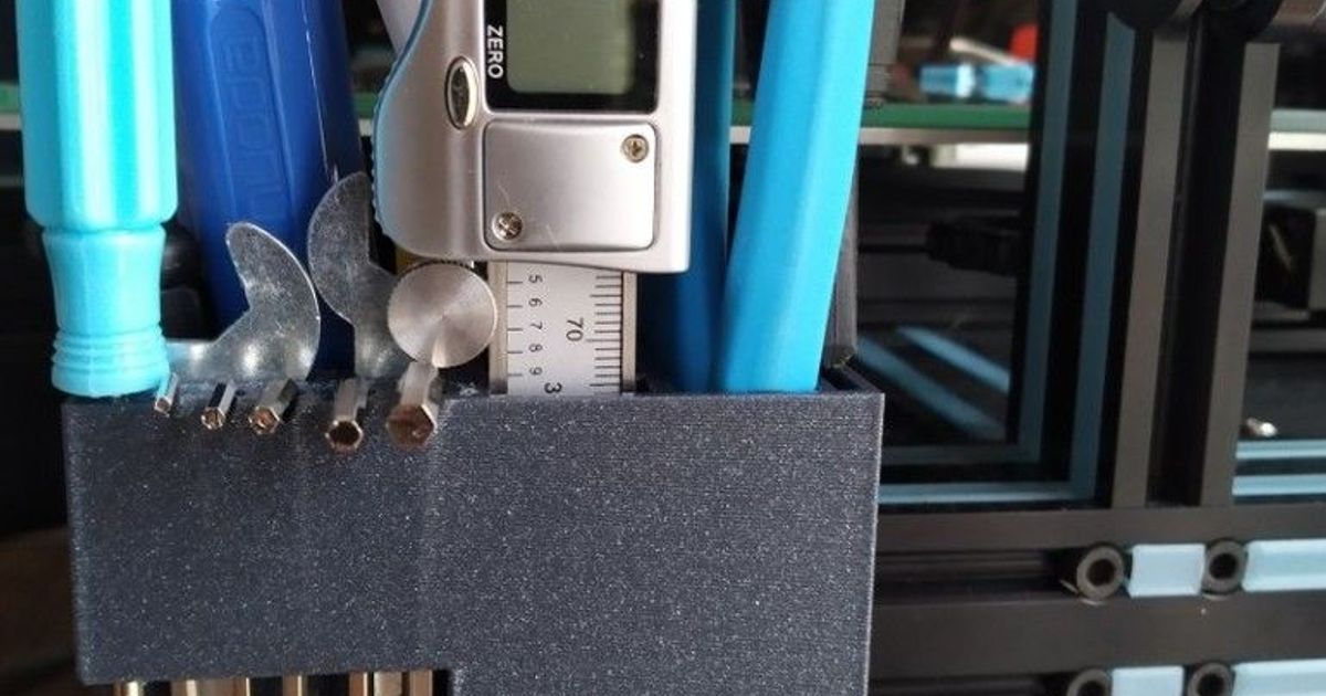 Ender 3 V2 tool holder by Fulior Download free STL model