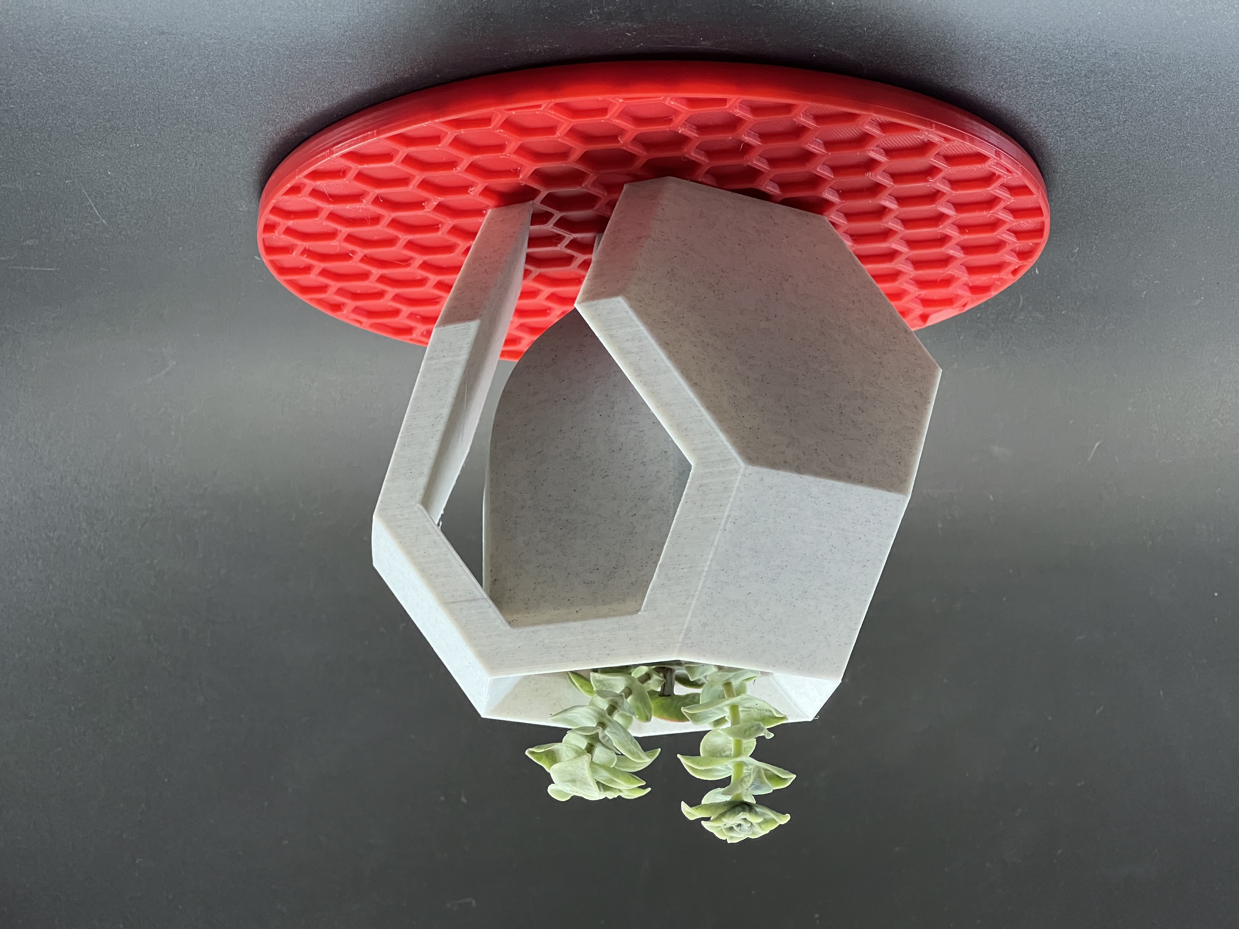Truncated octahedron plant pot