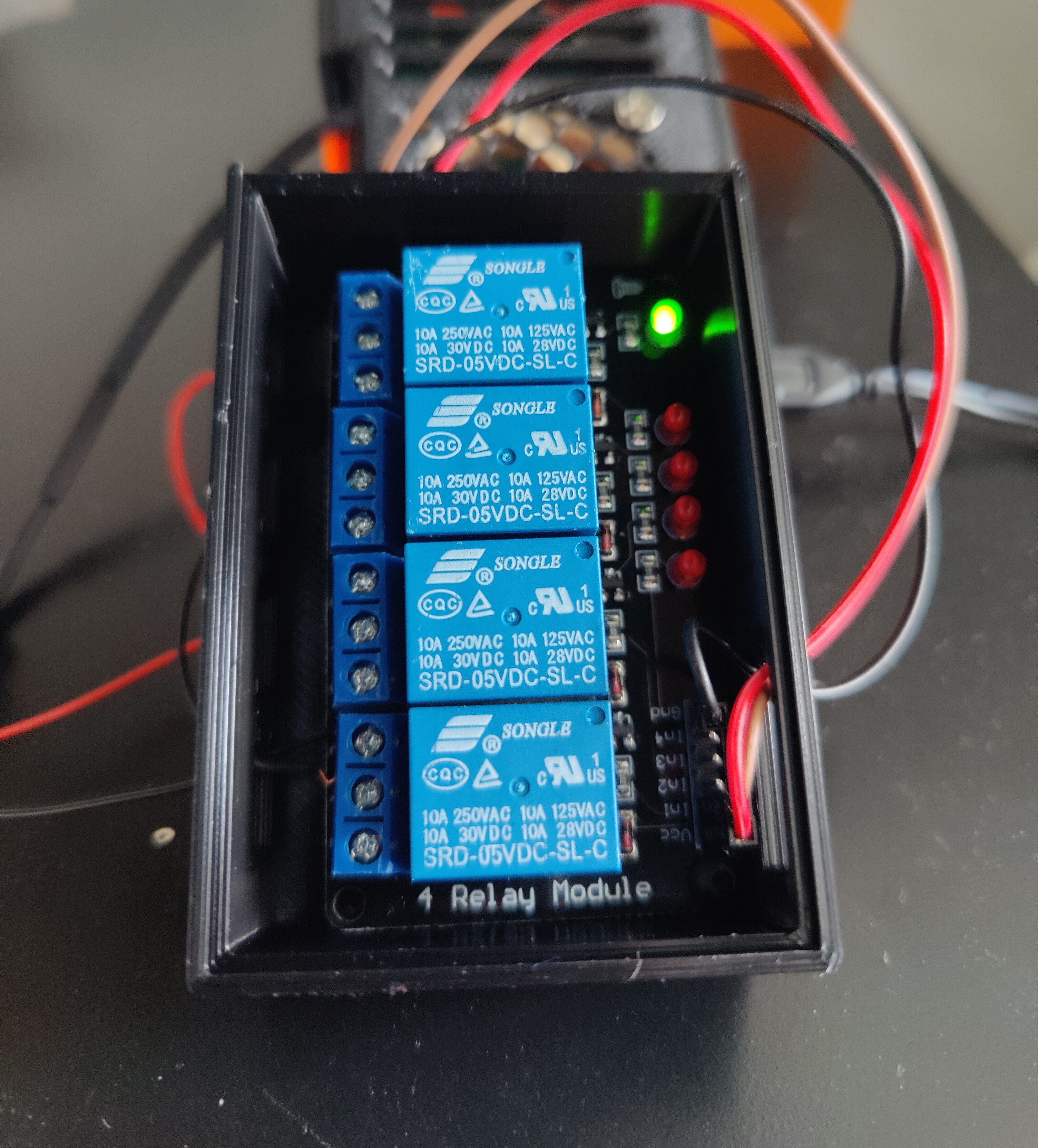 Box for 4 relay card (HL-54)