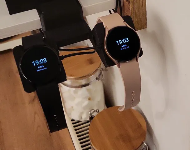Samsung watch dual dock table mount with bolt