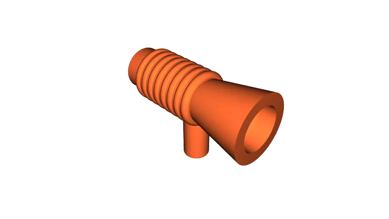 Giant Minifig megaphone Blaster by Backmann3D Download free