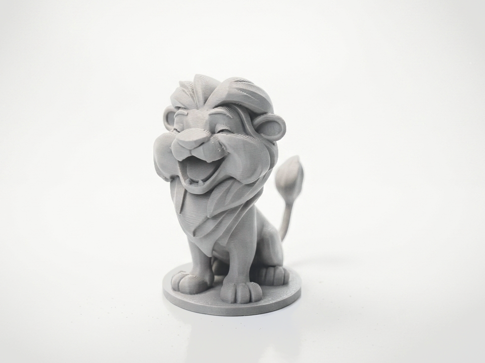Chibi Lion Figurine Cute Animal 3D Printable