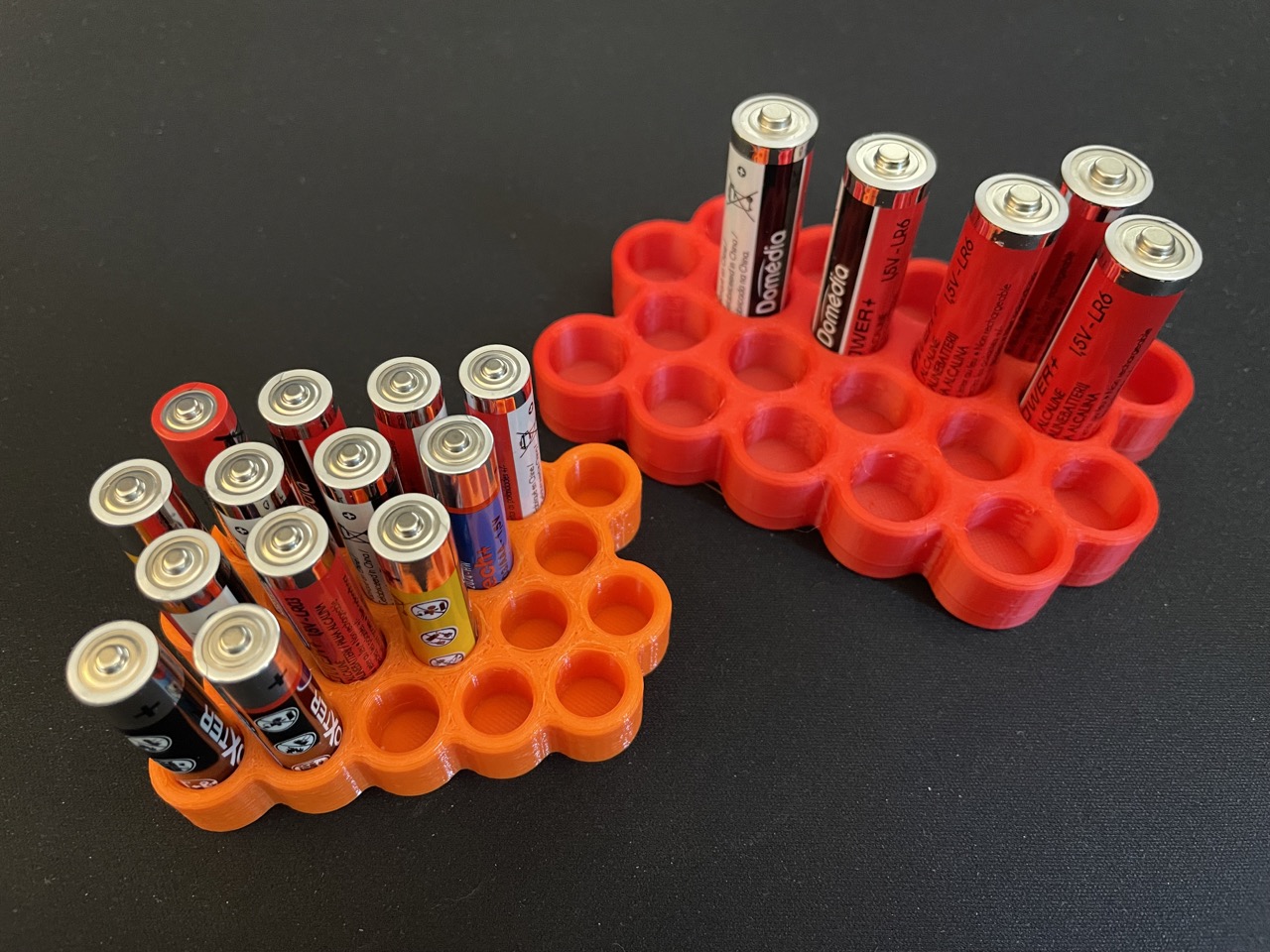 AAA & AA Battery Holders by Maker Lab Download free STL model