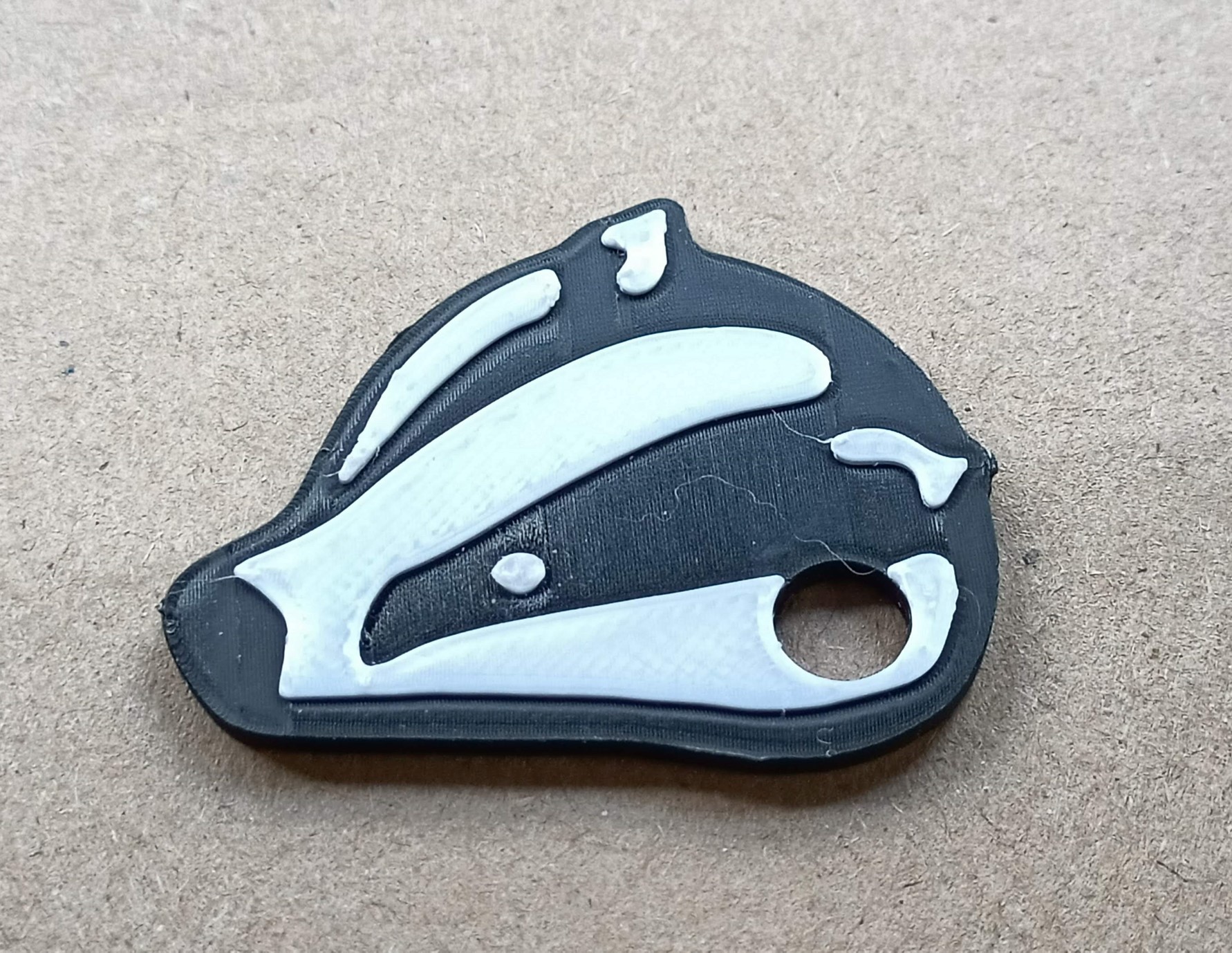 Badger keychain by Darek Download free STL model