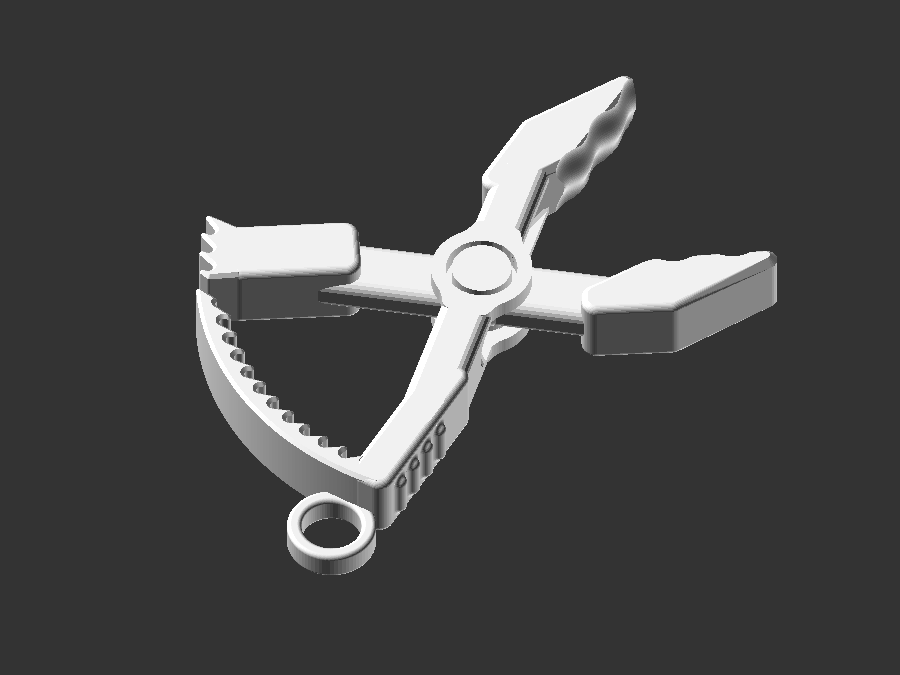 scissor ratchet clip (small) by Jack | Download free STL model ...