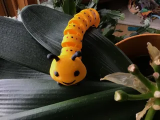 Cute & Friendly Articulated Caterpillar