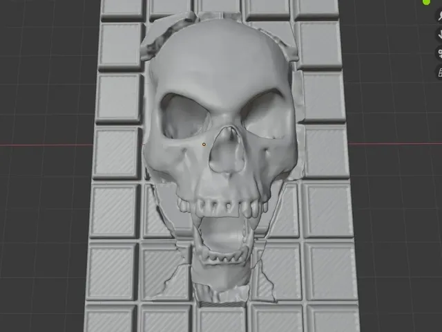 Skull Chocolate Bar