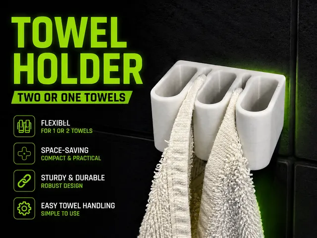 Towel Holder two or one towels - Handtuchhalter