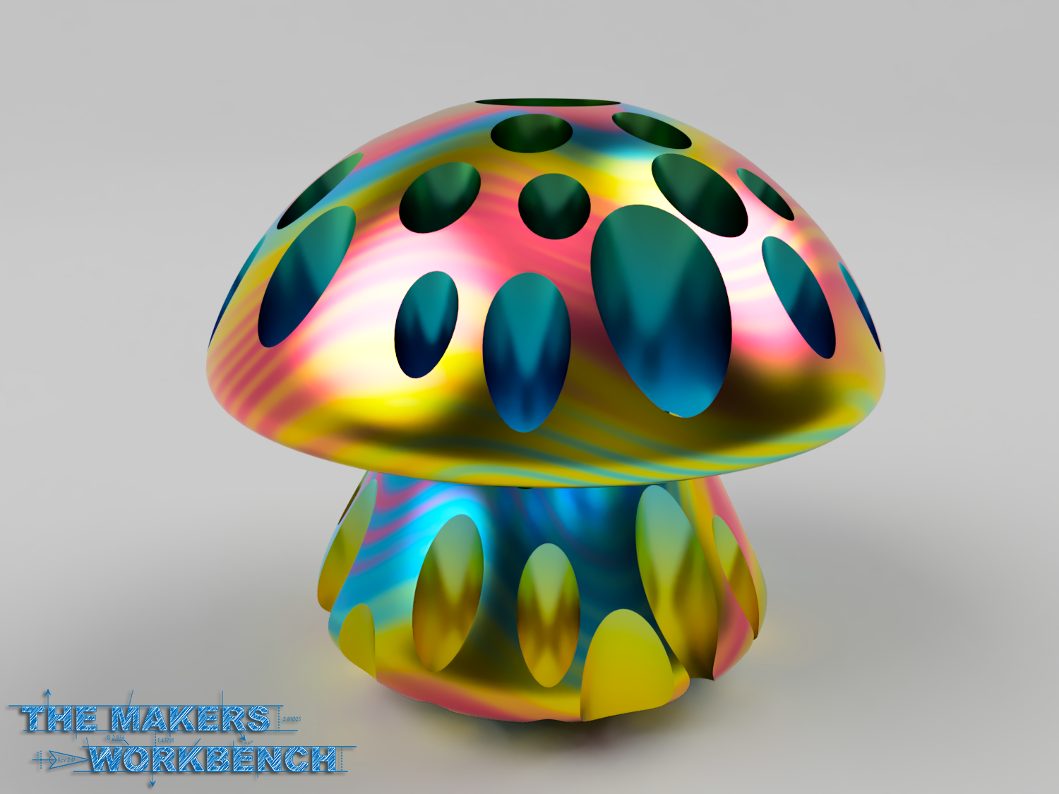 3D file Mushroom Silicone Mold Housing 🍄・3D printable model to  download・Cults