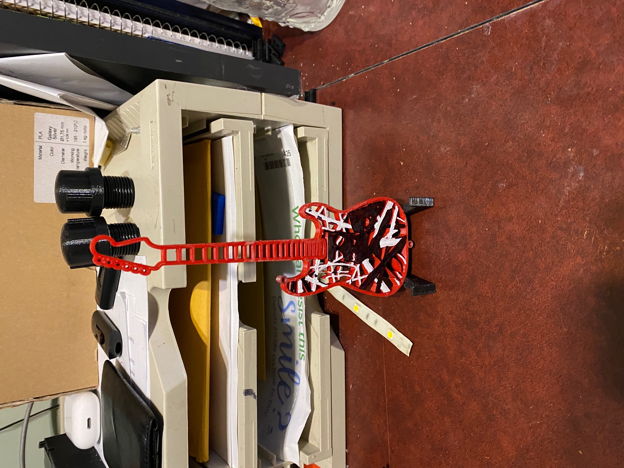 Eddie Van Halen Guitar phone stand