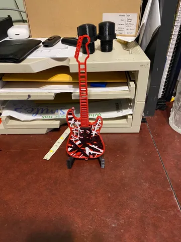 Eddie Van Halen Guitar phone stand