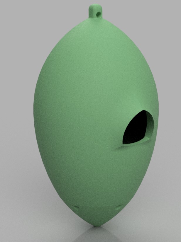 Miniatura 2 do modelo 3D Round bird house