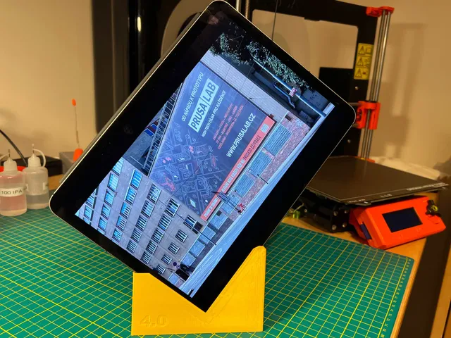 Dual Nightstand tablet and phone stand for side sleepers with twist