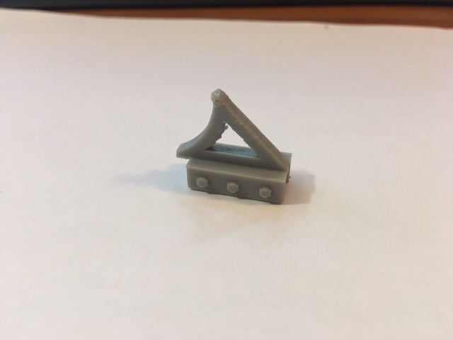 Miniatura 3 do modelo 3D Wheel stop for code 250 track