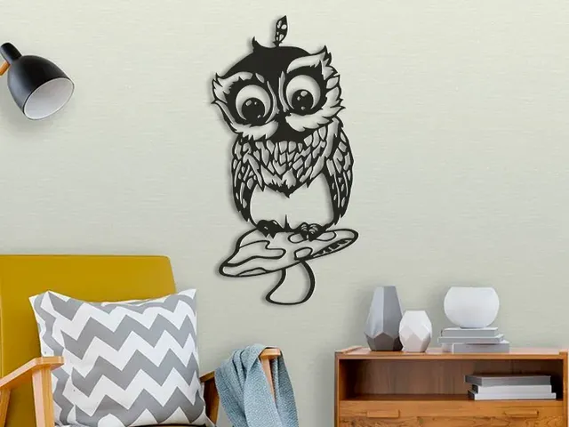 Owl & Mushroom