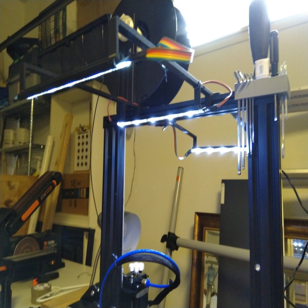 Dual LED Strip Mount (extended)