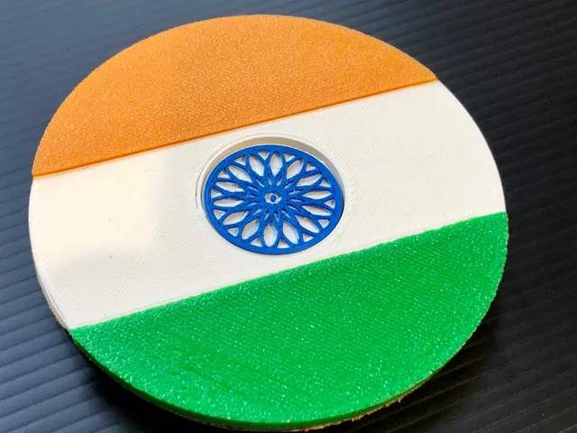 India - Flag Beer Coaster