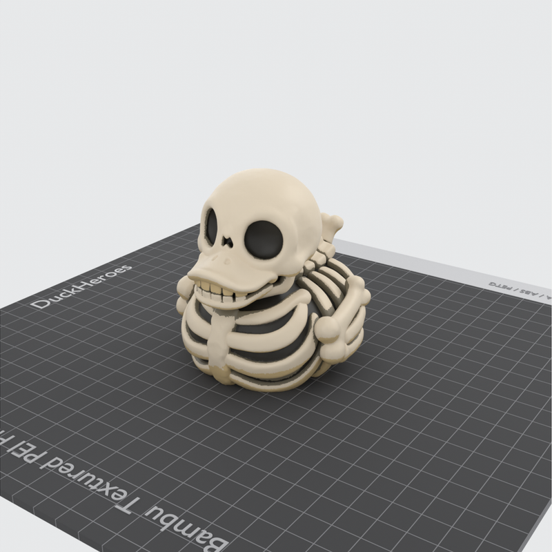 Bonehead Rubber Duck - Horror Figurine by DuckHeroes | Download free ...