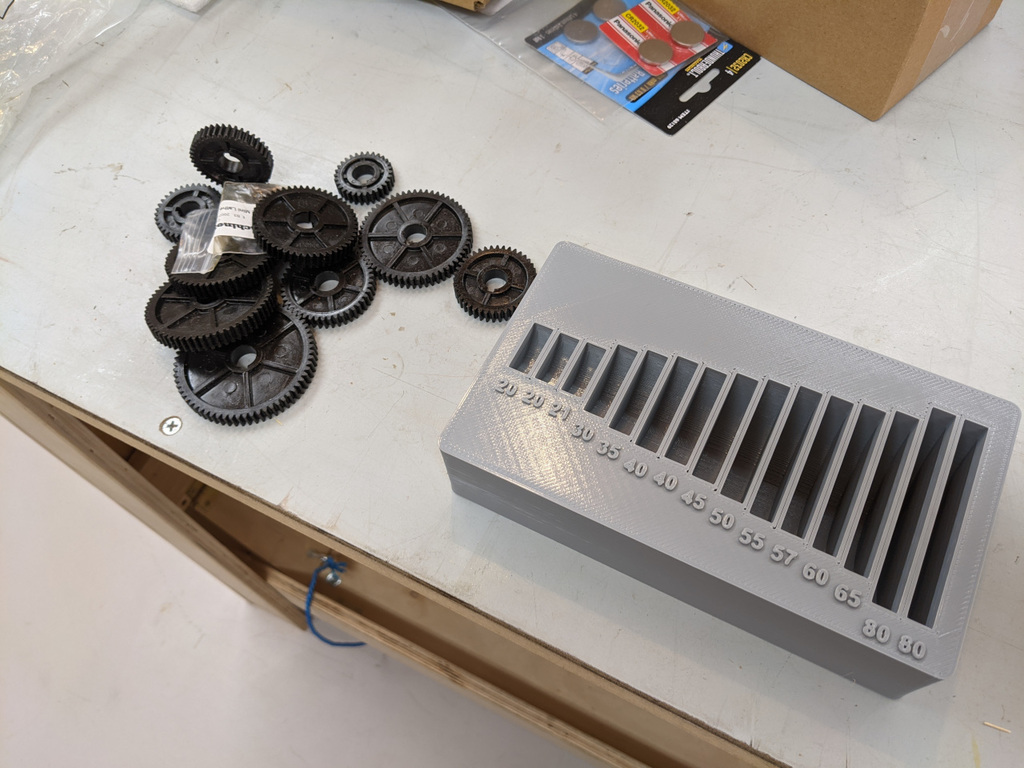 Mini lathe change gear organizer by sprior Download free STL model