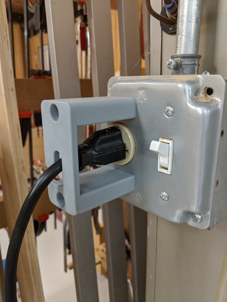 Miniatura 4 do modelo 3D Power Cord Lock