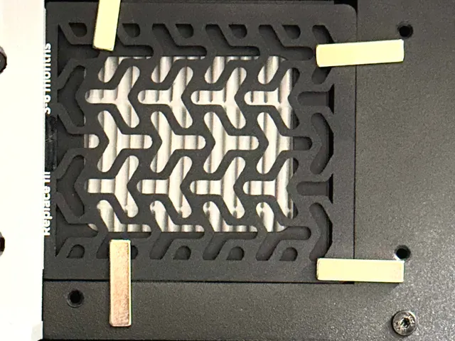 Panda Breath filter cover for SnapMaker U1 - no printing, only magnets