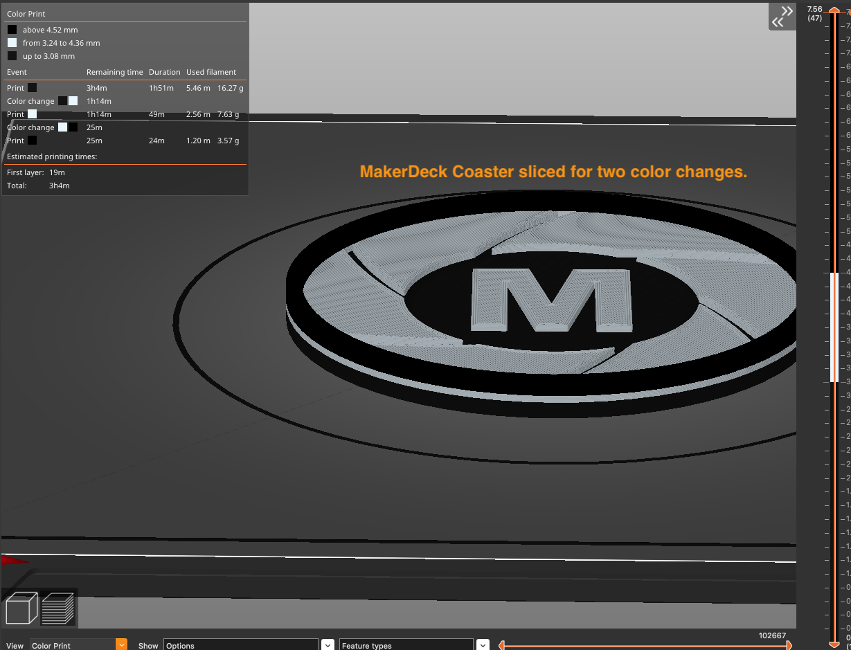 Miniatura 7 do modelo 3D MakerDeck Logo, Coin, Coaster, Spinner