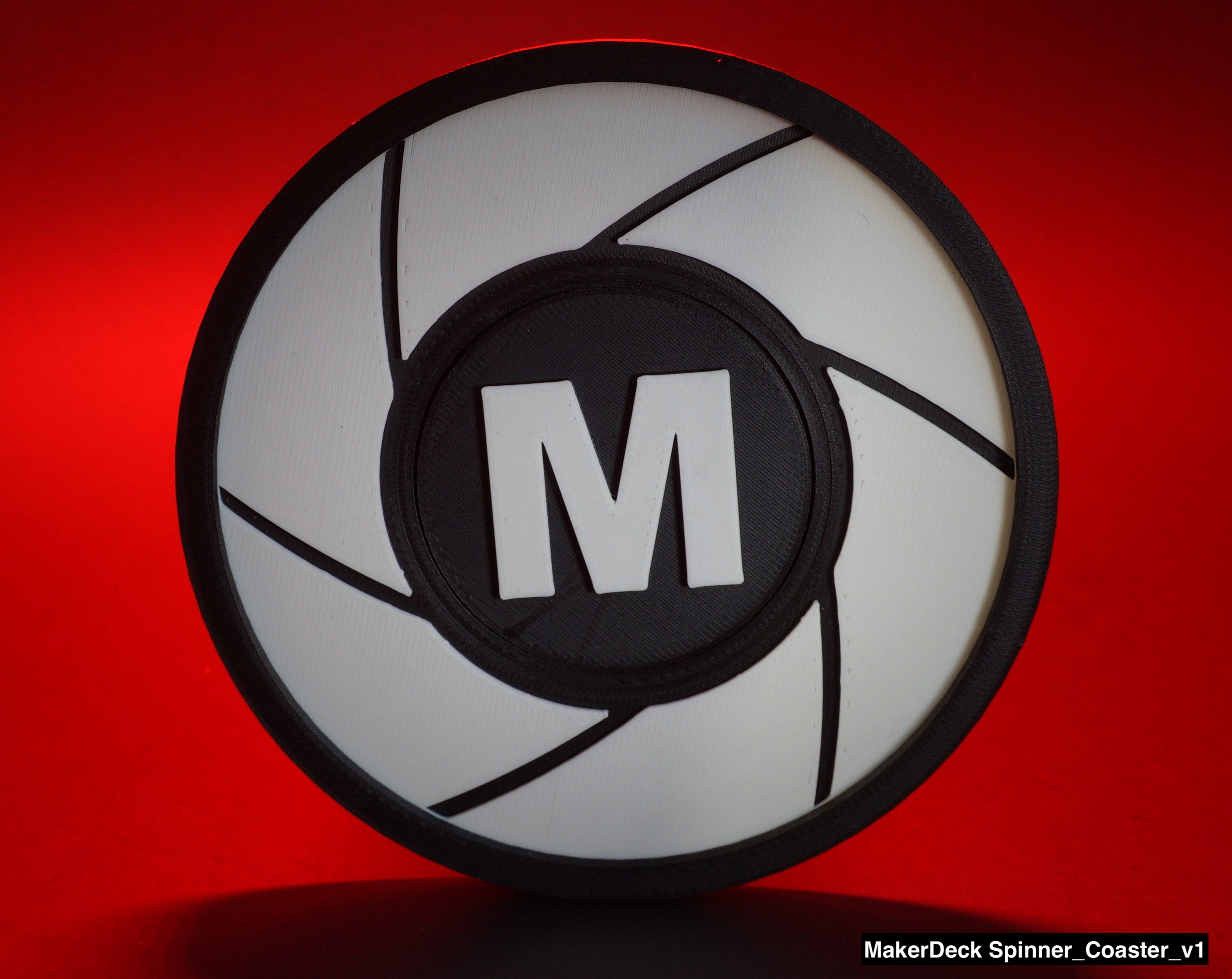 Miniatura 8 do modelo 3D MakerDeck Logo, Coin, Coaster, Spinner