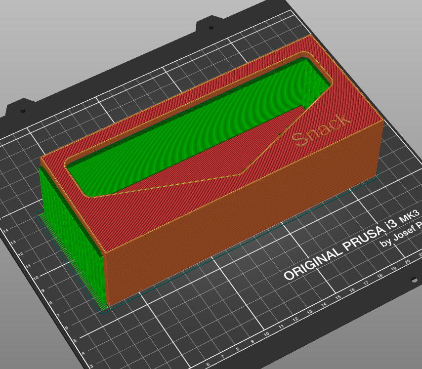 snack size zip bag holder